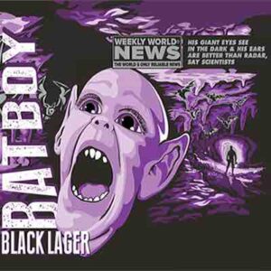 greenbrier valley brewing company bat boy weekly world news can art black lager