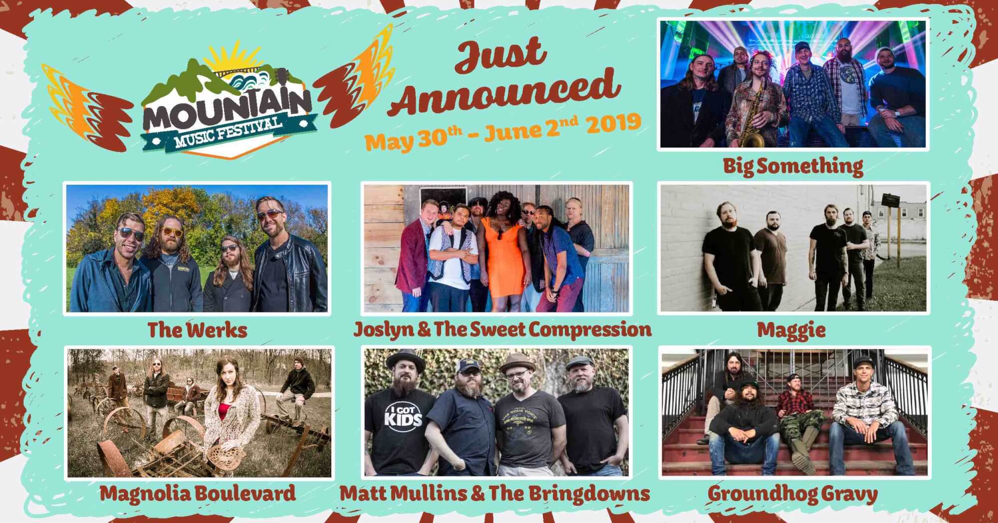 mountain music festival 2019 lineup announcement number 2 at ACE adventure resort