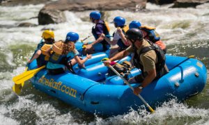 whitewater rafting with ace adventure resort on the lower new river