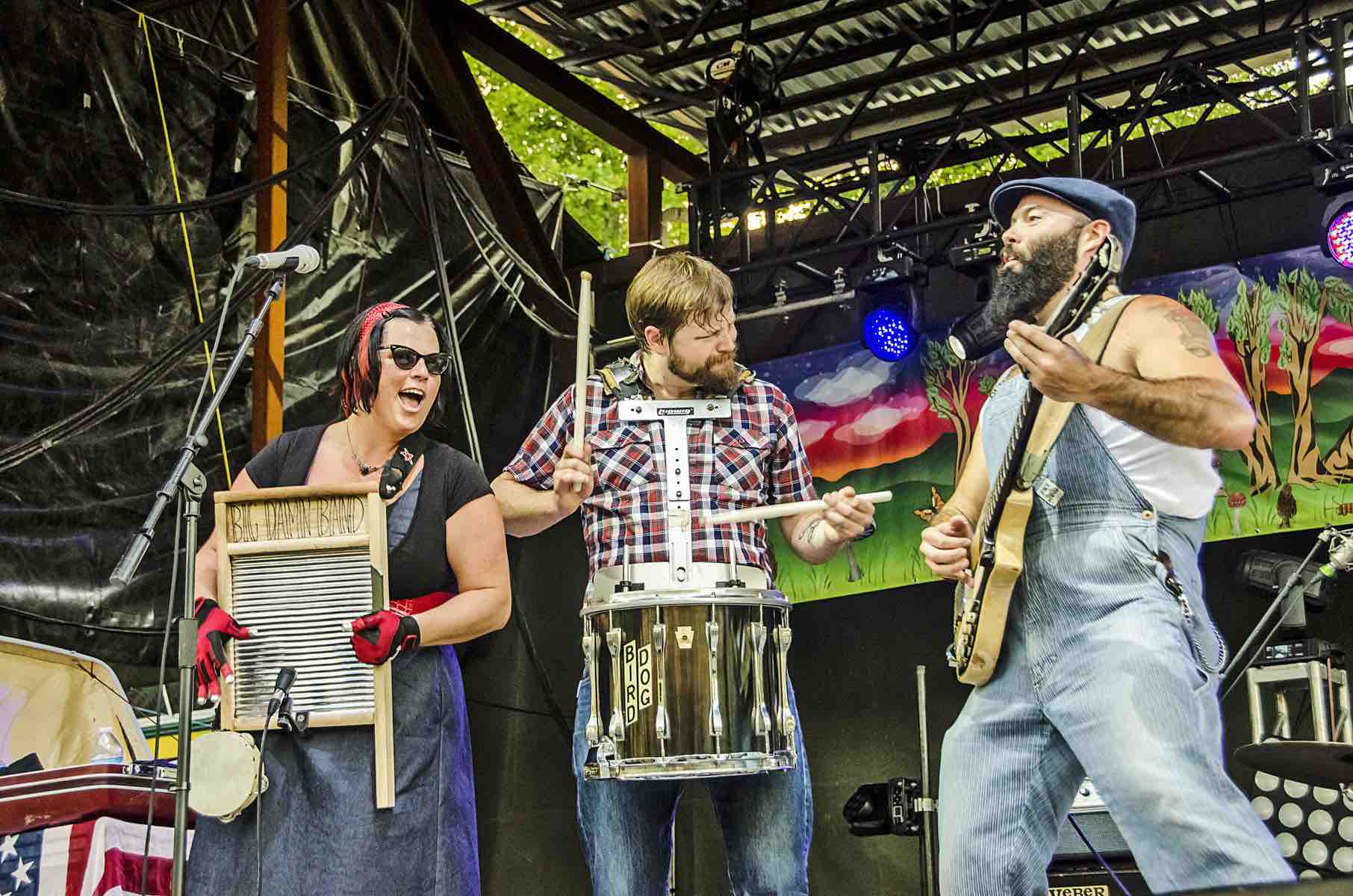 Reverend Peytons Big Damn Band at Mountain Music Festival 2016 at ACE Adventure Resort