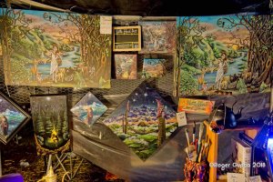 ashton hill art layout in the pigment sanctuary at mountain music festival 2018