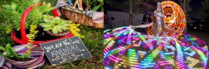 workshops at mountain music festival with plant workshops and hooping flow