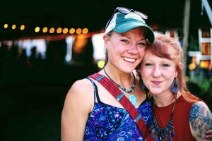 happy girls at mountain music festival 2019