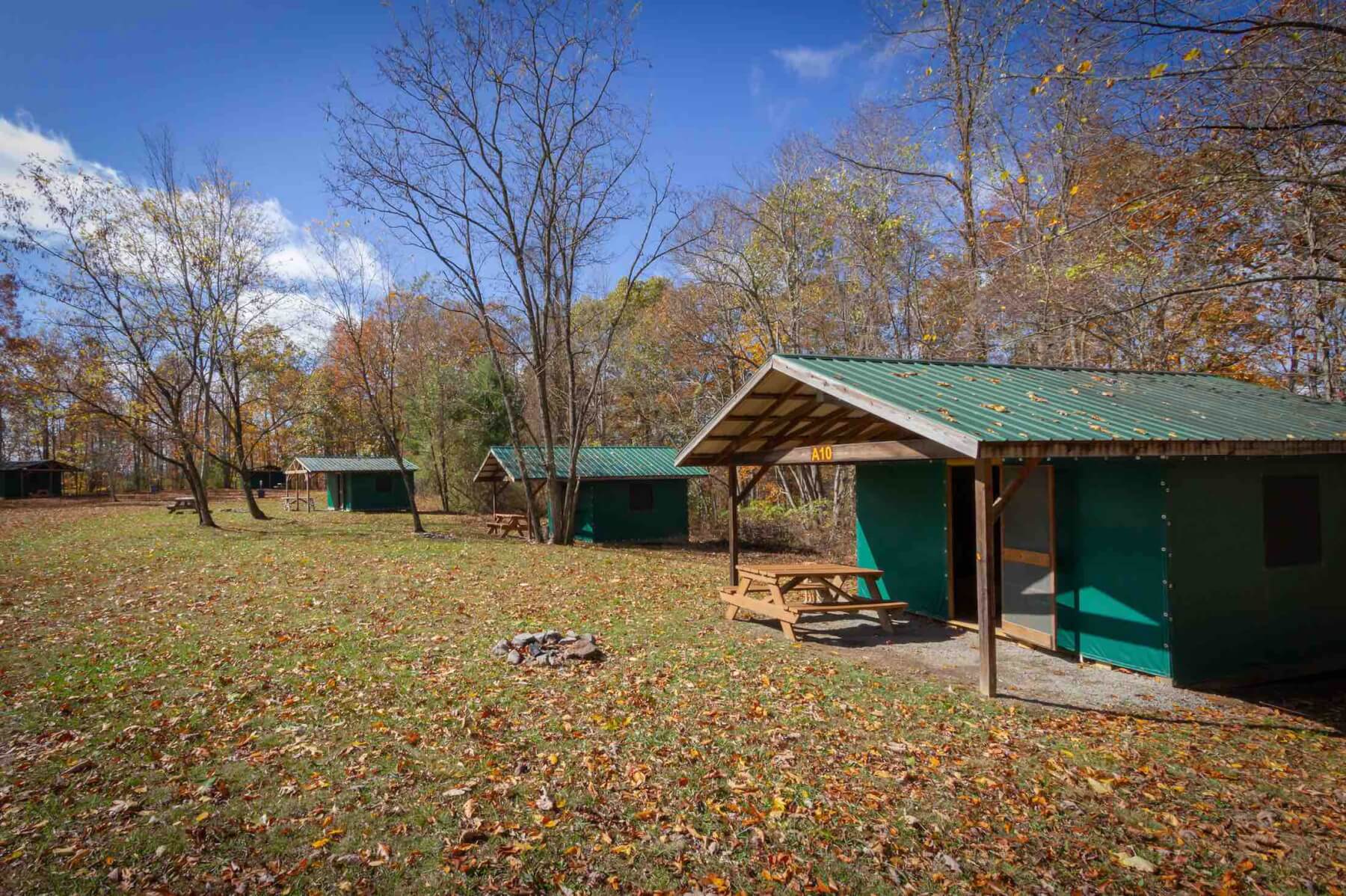 backstage cabin tents at ace adventure resort west virginia