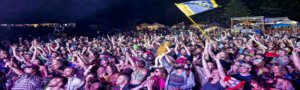 crowd at mountain music festival 2019