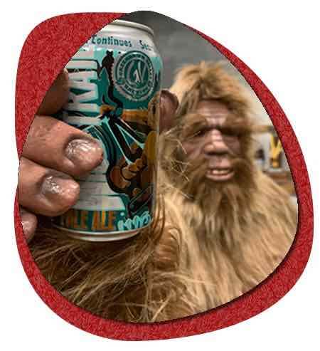 greenbrier valley brewing company wild trail pale ale sasquatch