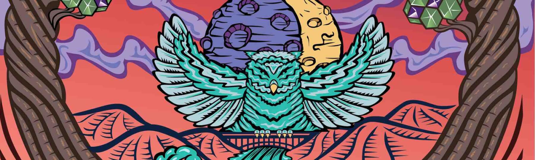 lineup poster owl on the bridge brian zickafoose