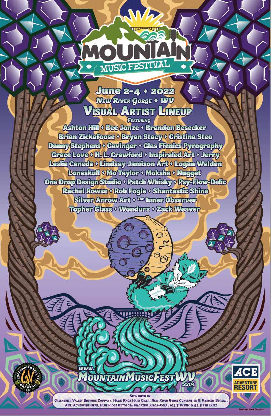 mountain music festival pigment sanctuary visual artist lineup 2022