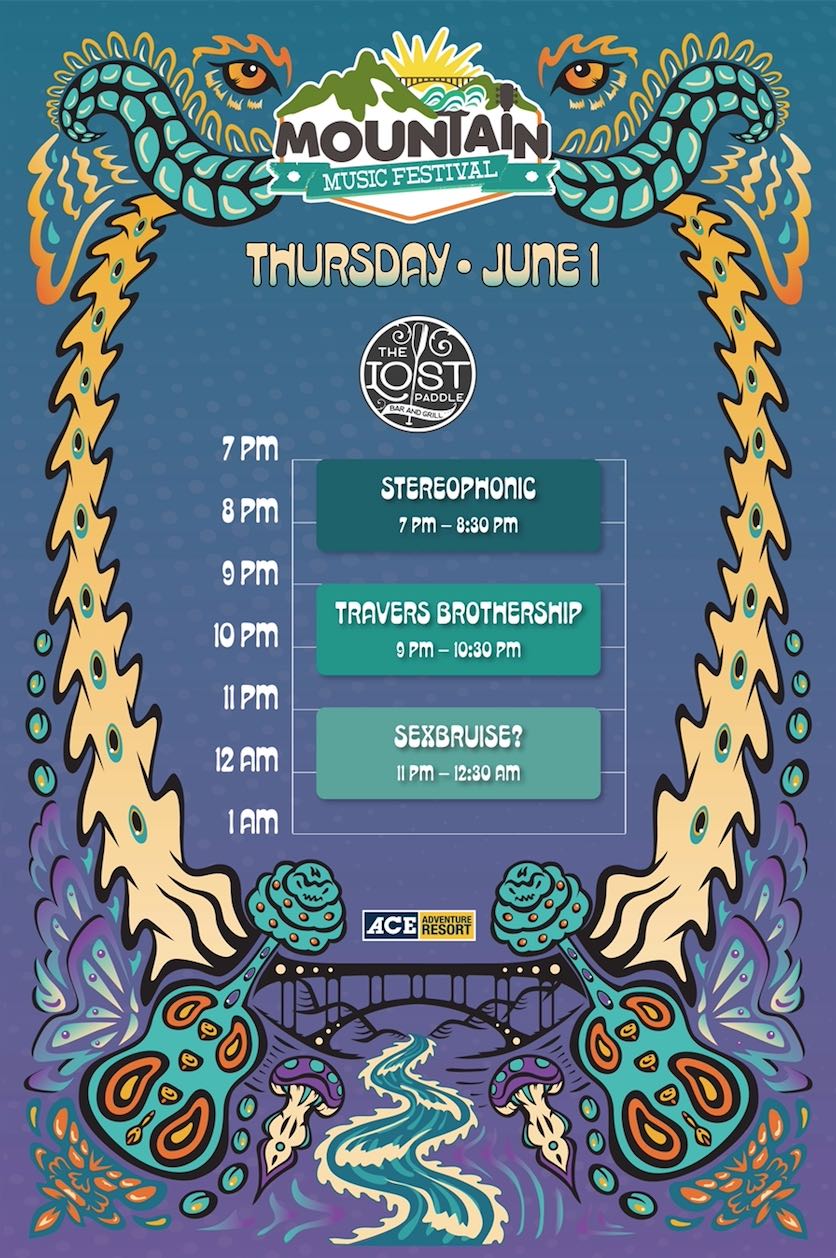 2023 Stage Schedule Just Released Mountain Music Festival