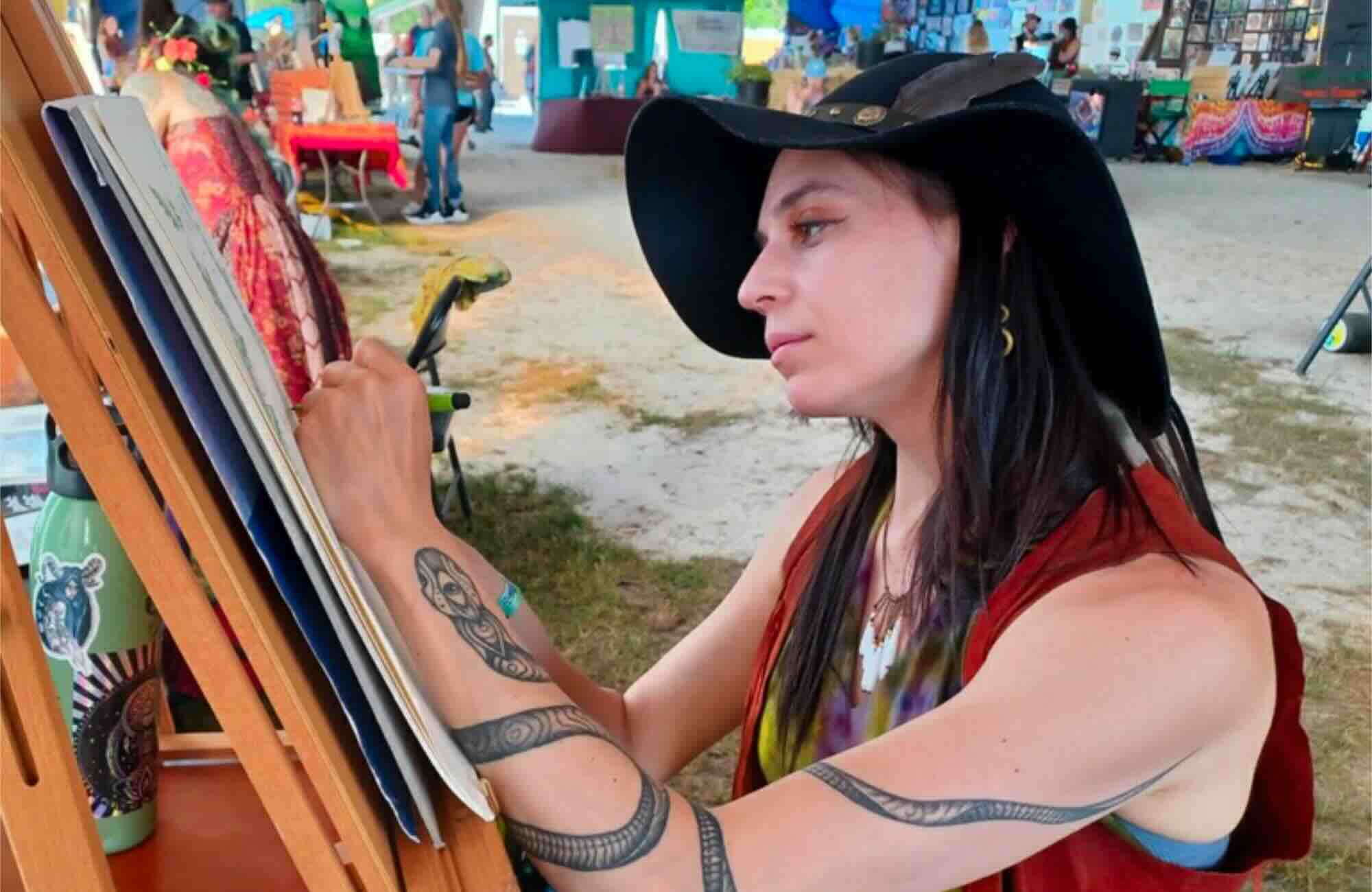 brian jones mountain music festival visual artist
